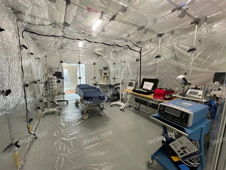 Low-Pressure Inflatable Surgical Tent